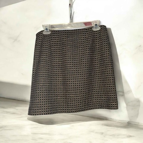 Kenneth Cole Dresses & Skirts - Kenneth Cole New York Tweed Wool Blend Skirt Size 6 – Woven Pattern - lined